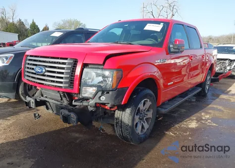 2012 Ford F-150 Fx2 z USA, uszkodzony, nr VIN 1FTFW1CT9CKD99584